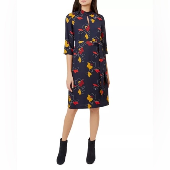 Hobbs Lyla Floral Print Dress - Picture 1 of 8